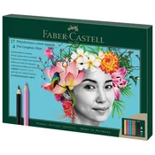 SET POLYCHROMOS & PITT GRAPHITE MATT PK23 FABER CASTELL 210052