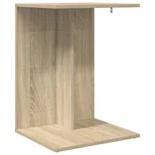 Vidaxl Stranska miza Sonoma hrast 45 x 40 x 62,5 cm Konstruiran les