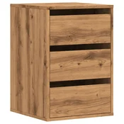 Vidaxl Kotni predalnik artisan hrast 40x41x58 cm inženirski les