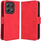 GS Ovitek za Motorola Moto G56 5G, reža za kartico, rdeč