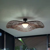 Bover LED-stropna svetilka za zunanjo uporabo Mediterránia, rjava, O 105 cm - Dizajn - Plastika