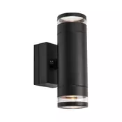Markslöjd 109104 - LED prigušiva spoljno zidno svetlo LUNO 2xLED/4,9W/230V IP65 crna