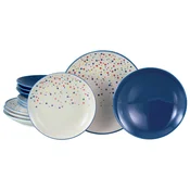 Creatable Jedilni Servis Joy Blue, 12-Delni