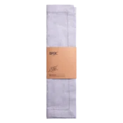 Svetlo siva bombažna tekačica za mizo 50 x 140 cm — Basic Ambiente - 596403