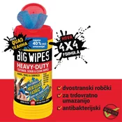 Heavy-Duty 4x4; čistilne krpe; 100kos (20x30cm), KA8 | BIG WIPES - Big Wipes