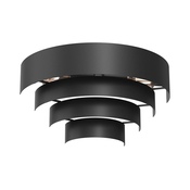 Zidno svetlo RINGS 2xE27/15W/230V crno