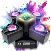 LIGHT4ME MADNESS QUATRO 4IN1 Disko učinek