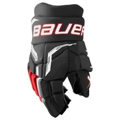 Hokejske rokavice Bauer Supreme F40 Black/Red Junior 10”