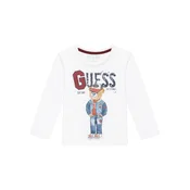 Guess Bluza N5YI23 K8HM4 Bela Regular Fit