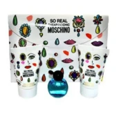 Moschino So Real Cheap and Chic darovni set toaletna voda 4,9 ml + gel za tuširanje 25 ml + losion za tijelo 25 ml za žene