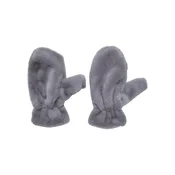 Teddy Mitten light grey gloves