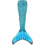 Fin Fun Kostum morske deklice TIDAL TEAL s plavutjo, 12 ( 143-152)