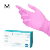 AC Jednokratne nitrilne rukavice All4med M, 100 komada, Roze