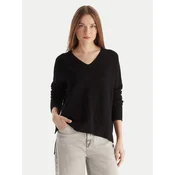Kontatto Pulover 3M0842C Črna Relaxed Fit