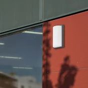 LCD Zunanja stenska svetilka 039 iz nerjavečega jekla, grafit - Sodobni - opal, grafit - Steklo