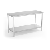 Delovna miza iz nerjavečega jekla - 150 x 60 cm - nosilnost 230 kg