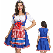 Kostum točajka Bavaria Girl, moder