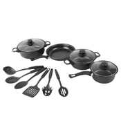 Kuhinjski set od 13 delova, crni
