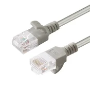 Omrežni kabel U/UTP CAT6 0.15M siv slim
