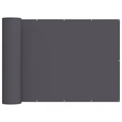 Vidaxl Zaslon za zasebnost na balkonu 200 x 600 cm Blago s PU prevleko