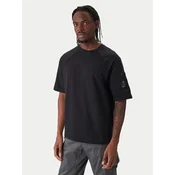 Majice C.P. Company Light Fleece Short Sleeve Sweatshirt Black M