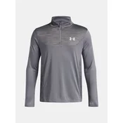Boys T-shirt Under Armour UA Tech Utility 1/4 Zip-GRY - Boys