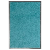 Vidaxl Pralni predpražnik cyan moder 40x60 cm