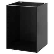 METOD Podni element, Crnosiva, 60x60x80 cm