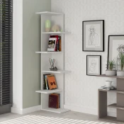 Hanah Home Polica 37x141x24cm Bela