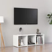 TV ormaric bijeli 107 x 35 x 37 cm od konstruiranog drva