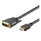 HDMI - DVI kabl CABLE-551G/5m pozlaceni