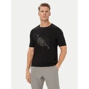 BOSS T-shirt Network Flag 50566853 Crna Regular Fit