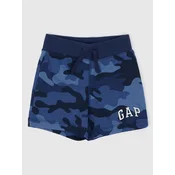 Gap Otroške maskáčové Kratke Hlače logo 2YRS