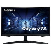 Monitor SAMSUNG LC27G55TQWRXDU 27VA,zakrivljen2560x1440144Hz1ms MPRTDMI,DPFreesyncVESA ( LC27G55TQWRXDU )