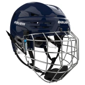 Hokejska čelada Bauer RE-AKT 90 Combo Navy Senior S