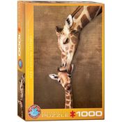 Eurographics - Puzzle Mother and baby giraffe - 1 000 kosov