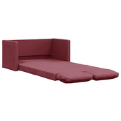 MAISON CHIC Talni Raztegljiv kavč - Raztegljivi divan 2 v 1 vinsko rdeča 112x174x55 cm blago, (21729442)