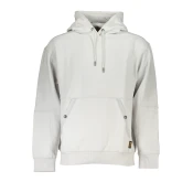 HUGO BOSS MEN'S GRAY ZIPLESS SWEATSHIRT