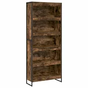 Vidaxl Knjigovni omar 2 szt. Dimni hrast 80 x 30 x 189,5 cm