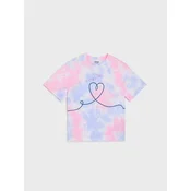 Sinsay - Pamucna tie-dye majica sa motivom srca Hello Kitty and Friends - šareno