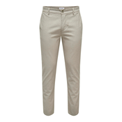 Only & Sons Chino hlace MARK, taupe siva