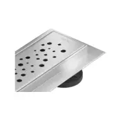 Mexen Flat 360° M12 rotacijski linijski odtok 80 cm, inox - 1021080-40