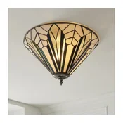 Endon 112191 - Stropna svetilka Tiffany ASTORIA 2xE27/60W/230V premer 40 cm