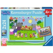 Ravensburger Peppa Pig puzzle 2x24 kosov