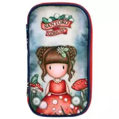 SANTORO Pernica puna ovalna 1zip 1preklop Little Mushroom Gorjuss 1046GJ23