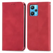 Rdeča Elegantna Flip torbica (Realme C31)