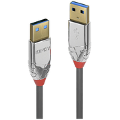 LINDY LINDY USB kabel USB 3.2 gen. 1 (USB 3.0) USB-A vtič\, USB-A vtič 0.50 m siva 36625, (20415745)