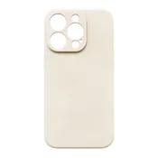mobilNET silikonski ovitek iPhone 16 Pro Max, bel (Fiber)