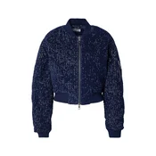 GUESS JEANS Prehodna jakna temno modra / bela
