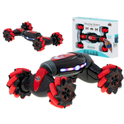 Aga Kaskaderski RC avto 360° rdeča